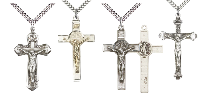 Catholic Medals - Crucifix Pendants